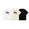 T-shirt da uomo 24SS Rhude Maglietta da donna Maglietta designer di lusso Summer Pure Cotton Pattern Coppia T-Shirt Trend Street Abbigliamento Casual Dimensioni: S-XL 812