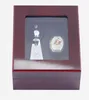 المقتنيات الرياضية Rugby Ring Fantasy Football 10 cm Trophy Bootique Display Box Memorial Gift3330125