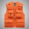 Multi Pocket Mens Vest Outdoor Tactical Hunting Sports Vest Mens Color Solide Breathable V-Neck Plus taille 7xl Colete Masculino 240408
