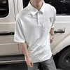 Designerkläder av hög kvalitet Rätt vår/sommarprodukt broderad dekorerad Poplin Polo Sticked Shirt Unisex Polo Trend