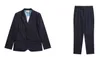 Stylish Men's Slim-Fit Buckle Suit Solid Color Dress Blazer Host Wedding Show Coat & Pants #A2
