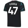 23 24 25 Haaland Man Citys Jerseys de futebol 2023 2024 2025 fãs de jogadores Greallish Foden Sterling Football Shirt de Bruyne Gesus Bernardo Mahrez Maillot Foot Men Kits Kits Kits Kits