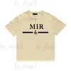 メンズデザイナーTシャツレターAmirir Shirt短袖ティープリントトップファッションレディースプリント半袖ラウンドネック服プラスティー625