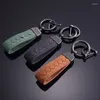 Hooks Turn Fur Keychain Luxury Weave Handle Key Chain Ring Strap Pendant Men Women Par Holder Trinket Gift Decorative Hook