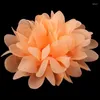 Decorative Flowers 5pcs/lot 4" 16 Colors Born Soft Chiffon Fabric For Children Hair Accessories Artificial Flower Headbands