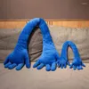 Almohada Blue Palm Hug Bar Bolster Ins Sofá Sala de estar DIY Dormir para apaciguar múltiples formas de regalo para niñas y bebés