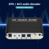 Connettori KLW 5.1 CH Audio Daecoder coassiale a RCA DTS AC3 Amplificatore digitale ottico Amplificatore analogico Amplificatore converte HD Rush