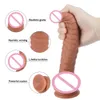 Toys sexy en silicone à double couche pour femmes Dildo réaliste lesbien avec une succion forte douce sexy