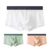 Onderbroek mannen slanke fit shorts slips mid-rise elasty tailleband u-convex tas apart ontwerp ondergoed ademend slipje