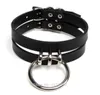 100 handgefertigte Käfig -Top -Choker Real Leder BDSM Kragen Round Fetisch Cosplay Kostüm Halskette 6649287