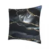 Oreiller Night Masculine Marble Paysages d'oreiller décorations de couverture d'oreiller Nordic Style Throw Case siège carré 40cm