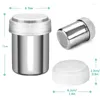 Baking Tools Stainless Steel Powder Sieve With Mesh Denser Lid Coffee Sugar Cocoa Flour Shaker Supplies Kitchen