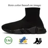 Grossistdesigner casual skor og original hastighet strumpor stickade gummibottar tränare lyx 2.0 neon plattform röd vit svart slip-on utomhus sport sneakers löpare