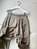 Women's Pants 2024 Women Fashion Loose Casual Wool Oblique Placket Waist Double Pleated Trousers 0320