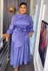 Afrykańskie sukienki dla kobiet Autumn Eleganckie Afryka odzież Plus Size Wedding Długość sukienki Dashiki Ankara Outfits Robe 240407