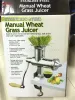 Juicers Amélioration de l'herbe de blé Maider Hand Operation en acier inoxydable Fruit légumes Squeeze Presseur de jus d'orange