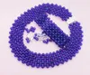 Серьги для ожерелья я люблю это классическое фиолетовое кристаллическое браслет свадебной свадьбы 18 "