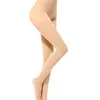 Kvinnliga strumpor sexiga kvinnors elastiska kompressionsbegångar hud svart strumpbyxor snäva köttfärgade nakna ben kvinnliga kläder