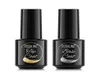 Nail Gel Polish Set 2pcSset Base Top-top Coat Sock sur la lampe uvillée Gardez vos ongles brillants et brillants pendant longtemps 2070153