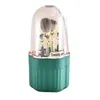 Storage Boxes Container Useful Eco-friendly Strong Construction Rotating Cosmetic Brush Box Household Products