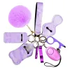 Rings 10 in 1 Alarm Personal Keychain Set Self Defense Alarm Keychain Security Self Protection Security Alarm Key Ring for Kid Girls