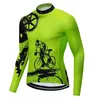 Zonbescherming MTB Kleding Design Cycling Jersey Lange mouwen Bicycle -shirts Tops voor mannen Outdoor Riding Bike Sportswear 240411