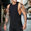 Men's Tank Tops Solid Color Men Vest Casual Stylish Summer With Letter Decoration Wide Shoulder Straps For Streetwear