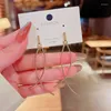 Dangle Earrings Jea. Angel Elegant Korean Fashion Temperament Geometric For Women Girl Trendy Delicate Jewelry 2024 Arrival