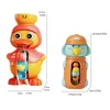 Bath Toys 2023 Cute Duck Baby Shower Bath Toys Children Water Play Spinner with Suction Cup Waterwheel Games for Kid Bathroom 240413