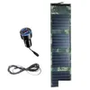 Solarladdare 40W Portable Panels Kit Bag Foldbar Waterproof ETEF med DC Dual USB Output for Outdoors Cam Lights Mobile Power DHGEC