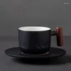 Tazze di tazza di caffè in ceramica set di tazze di porcellana per le tavolette per tè Accessori per caffè espresso