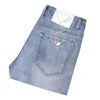 Jeans masculinos Primavera Summer Men fino Slim Fit Fit