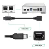 Black IEEE 1394 6pin fêmea a 1394b 9pin Firewire feminino 400 a 800 adaptador de cabo para conectar -se a uma câmera digital de computador