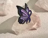 Butterfly Ribbon Email Pins Custom Love Faith Strength Hope Hope broches reversbadges tegen geweld sieraden cadeau voor vrienden