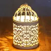 Candle Holders Metal Tealight Holder Hanging Lanterns Birdcage Candlestick Home Decor Decoration Art Gift Romantic Candlelight