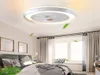 Ventilateur de plafond LED avec lumières 50 cm chambre intelligente à la maison Ventilateur décoratif lampe intelligente à télécommande Éclairage intérieur Fixt9174209