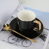 Cups Saucers Coffee Ceramics For Men And Women European Style Small Luxury Exquisite Afternoon Tea French Nordic Modern Luxury.