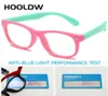 Hooldw Anti Blue Light Çocuk Gözlükleri Çocuklar Kare Optik Çerçeve Gözlük Erkek Kız Kızlar Square Bilgisayar Şeffaf Gözlükler UV4005488340