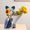 Dekoratif figürinler buket kız dekorasyon sundurma ev oturma odası tv dolabı doğum günü ev dünyası hediye