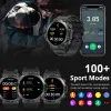 Watches Melanda Yeni 1.39 inç Erkekler Bluetooth Call Smart Watch Sports Fitness Tracker Kalp Monitörü Android IOS 400MAH için Akıllı Saat