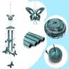 Figurines décoratives 1 PCS Butterfly Carings Blue Metal Outdoor Cadeaux pour femmes décorations décorations