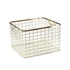 Laundry Bags Metal Storage Basket Organizer Bucket For Clothes Toy Container Home Sundries Large Capacity