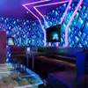Bakgrundsbilder KTV Bakgrund 3 D Stereoskopisk Fashion Bar Ballroom Box Theme Room Entertainment Corridor Bakgrund WALLPAPE