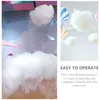 Figuras decorativas 4 PCS Simulación Decoración de la boda de la nube de algodón Simulada Hanging Clouds Ornament Escena Diseño Props Baby Home