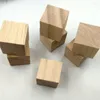 Party Decoration 100st/Lot 10mm Natural Tood Square Mini Cube Embelling For Kids Children Children Wood Cubes Solid Blocks Pärlor DIY Craft