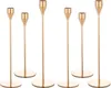 Candle Holders Metal Taper Holder Tall Candlestick Table Christmas For Wedding Dinning Party Home Decoration Fits 3/4''