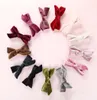 Mode Velvet Kids Girls Clips Single Bows Baby Girls Hairpins Sweet Belle Bow Hair Barrettes Baby Bands5994441