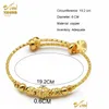 Bangle Aniid 2pcs/Lot Dubai Gold Kolor dla dziewcząt/dziecka/dzieci Charm Gypsophila Bransoletka Bells Bejdia serce Dziecko Christmas Drop dostarczenie dhzn0