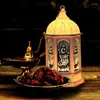 Figurine decorative 6 pezzi Ramadan Decoration Lantern Hanging Lamp Star Vintage