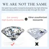 Pierścienie klastra Gra luksus 1-5ct moissanite diamond dla kobiet wielki ślub ślub prawdziwy prawdziwy 925 srebrny projektant srebrny klejnot klejnot